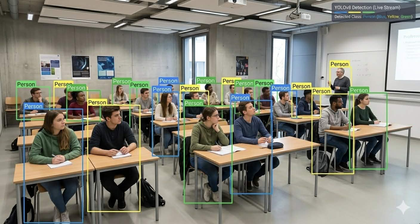 Smart classroom CCTV camera